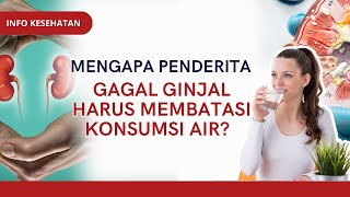 Mengapa Pasien Gagal Ginjal Harus Membatasi Konsumsi Air Inilah Penjelasannya  INFO KESEHATAN [upl. by Villada]