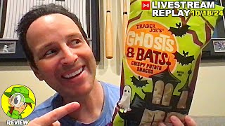 Trader Joes® Ghosts amp Bats Snacks 2024 Review 🦇👻 Livestream Replay 101824 ⎮ Peep THIS Out 🕵️‍♂️ [upl. by Schnabel]