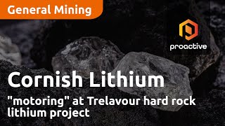 Cornish Lithium quotmotoringquot at Trelavour hard rock lithium project [upl. by Haran144]