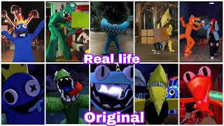 Rainbow friends Real life vs Rainbow friends Original [upl. by Nage587]