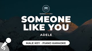 Someone Like You  Adele Male Key  Piano Karaoke [upl. by Rebane]