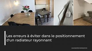 10 Erreurs demplacement à éviter lorsquon installe un radiateur à rayonnement infrarouge [upl. by Analos]