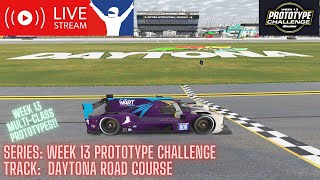 iRacing 13th Week Prototype Challenge at Daytona in the Dallara LMP2 Multiclass prototype racing [upl. by Rebme]