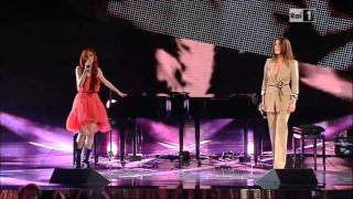 Vivo sospesa  Nathalie feat LAura  Sanremo 2011 HD [upl. by Fayre]