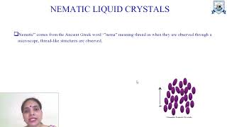 L  3  Unit  1  Liquid crystals and its applications  ENGINEERING CHEMISTRY [upl. by Malarkey]