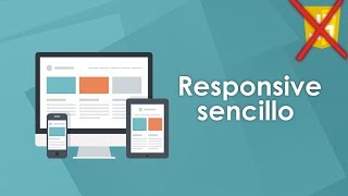 COMO HACER UN DISEÑO RESPONSIVE SOLO CON HTML Y CSS [upl. by Nairbo]