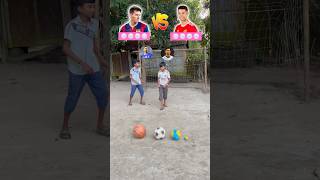 2 best footballer challenge ⁉️🤯shorts trending football ronaldo messi [upl. by Olson]