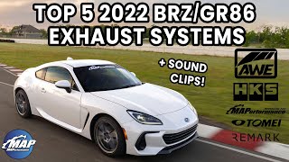 Top 5 2022 Subaru BRZToyota GR86 Exhaust Systems [upl. by Melan]