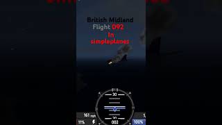 British Midland flight 092 planecrash flight 092 reconstructedcvraudiorecord911 [upl. by Aslam]