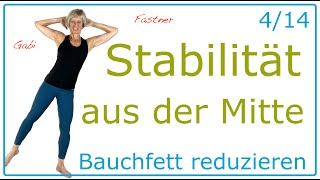 414❗️25 min Kraft und Stabilität aus der Mitte  ohne Geräte [upl. by Aletse]