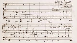 Gustav Mahler  Lieder eines fahrenden Gesellen 1885 Manuscript [upl. by Noslrac]