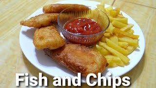 Fish and Chips  Homemade Fish and Chips Recipe  Fish n Chips recipe in Malayalam [upl. by Releehw]