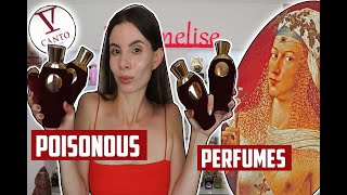 RED COLLECTION by V CANTO REVIEW PERFUMES INSPIRED BY POISONS OF LUCREZIA BORGIA Tommelise [upl. by Serica850]