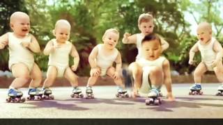 Baby dance in roller pub EVIAN and GANGNAMSTYLE [upl. by Eniliuqcaj]