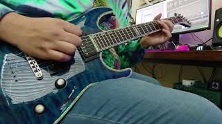 Malevolence  On Broken Glass  Main Riff Guitar Cover [upl. by Ardnikat]