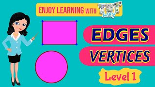 Edges and Vertices  Math  Grade1  TutWay [upl. by Elletnohs]