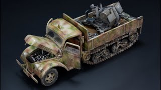 Ford Maultier V3000SSS M  172 IBG  Truck AA Gun Model [upl. by Hawkie]