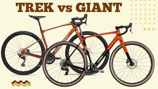 2025 TREK CHECKPOINT SL 5 AXS GEN 3 3199 vs GIANT REVOLT ADVANCED 2 3000  Head To Head [upl. by Areemas532]