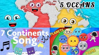 The planets song  The continents song  The oceans song  MM KIDSVIDS songs for kids [upl. by Fisoi]