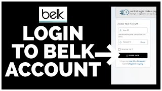 How To Login to Belk Credit card wwwbelkcreditcom Login 2022 [upl. by Notnirb]