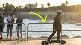 TODO EL MEDITERRÁNEO en un mountainbard eléctrico 🛹 Recorriendo España en un skate eléctrico BEWATT [upl. by Linn916]