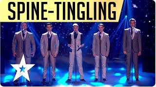 Spinetingling Britains Got Talent winning performance Collabro [upl. by Anairam]