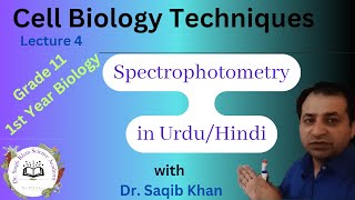 Spectrophotometry  How does spectrophotometer work  Easy Guide  Spectrum l Beers law l Grade 11 [upl. by Atteuqcaj]