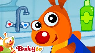 Bath Time with Kenny and Goorie 🛀​🧼 🦘 Riddles for Kids  Cartoons BabyTV [upl. by Shaughnessy]