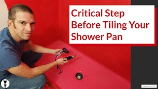 StepbyStep Flood Testing a Shower Pan [upl. by Oninrutas]