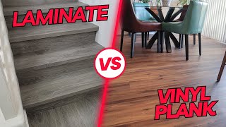 Laminate Flooring VS Vinyl Plank Flooring [upl. by Paulina]