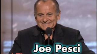 Joe Pesci Salutes Robert De Niro at AFI Life Achievement Award [upl. by Aneeres]