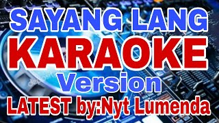 SAYANG LANGKARAOKE Version Latest byNyt LumendaRico Music Lover Viral [upl. by Elorac]