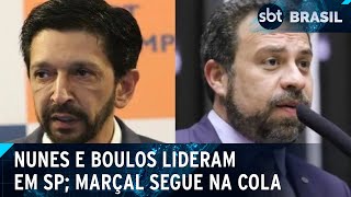 Eleições Pesquisa Datafolha mostra Nunes com 27 e Boulos com 25 em SP  SBT Brasil 260924 [upl. by Fran]