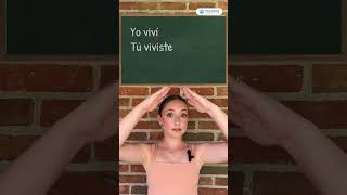 Vivir in Preterite  Master This Key Spanish Verb learnspanish [upl. by Maximilian]