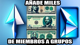 ✅ COMO AGREGAR MIEMBROS A GRUPOS DE TELEGRAM POR MILES [upl. by Gannes]