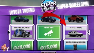 forza horizon 5 Toyota trueno first try super wheelspin [upl. by Hagi]