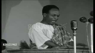 Kwame Nkrumah Speech  All African Peoples Conference  Accra Ghana  December 1958 [upl. by Haiacim]