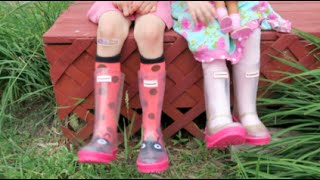 AMERICAN GIRL WELLIE WISHER BOOTS amp SOCKS  INtoyreviews [upl. by Shem]