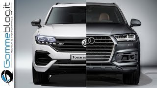 NEW VW Volkswagen Touareg vs Audi Q7 INTERIOR  EXTERIOR SUV [upl. by Fleurette]