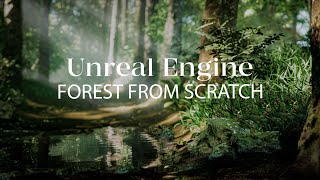 How to create forest in Unreal Engine 5  Lighting landscape foliage  Exterior in Unreal Engine [upl. by China888]