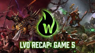 Warpfire LVO Recap Round 5  Skaven vs Slaves to Darkness Battle Report [upl. by Ellita452]