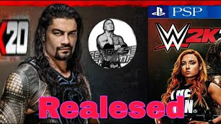 Wwe 2k20 psp full game realese trailer made by people champ download link in description [upl. by Bigod]