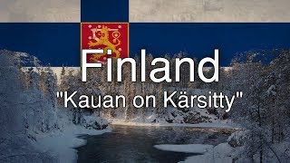 Finnish Patriotic Song  quotKauan on Kärsittyquot [upl. by Segalman]