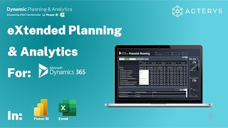 Planning Forecasting amp Budgeting xPampA for Dynamics 365 in Minutes [upl. by Wonacott]