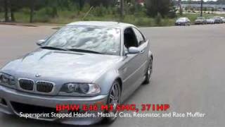 BMW E46 M3 Full Supersprint Exhaust Driveby [upl. by Miyasawa]