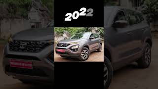 Evolution of Tata Harrier 👿 19982024 🔥 shorts trending status offroad systummm [upl. by Anilah]