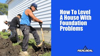 How to level a house with foundation problems [upl. by Tamarra449]