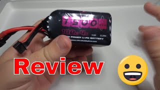 CNHL 1500mAh 4S Lipo Battery Review [upl. by Helas]