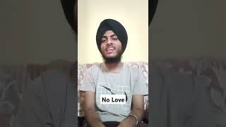 Shubh  No Love by Anmol Kamboj  shorts [upl. by Rabka]