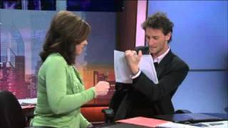 Lior Suchard reading minds at channel 8 morning show live television [upl. by Ibib]